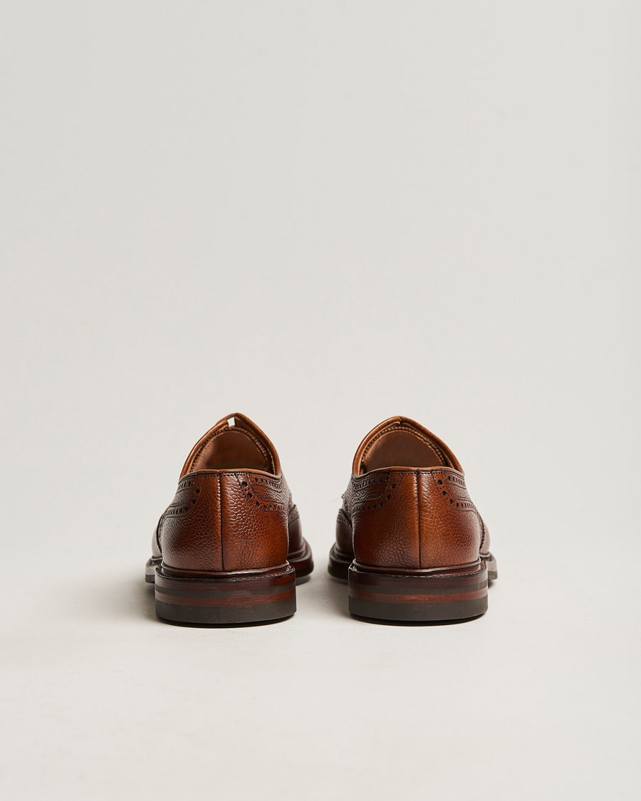 Homme | Richelieus | Crockett & Jones | Pembroke Derbys Tan Grained Calf