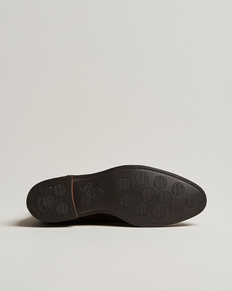Homme | Bottes | Crockett & Jones | Chelsea 8 Boot Dark Brown Suede