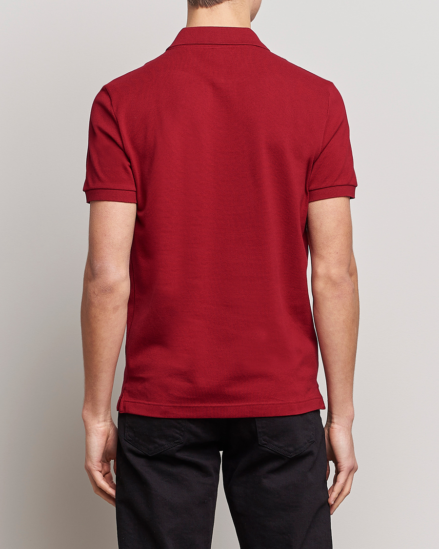 Homme | Polos | Lacoste | Slim Fit Polo Piké Bordeaux