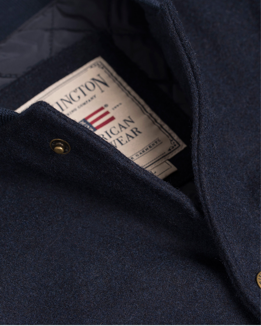 Homme | Manteaux Et Vestes | Lexington | Quincy Baseball Jacket Deepest Blue