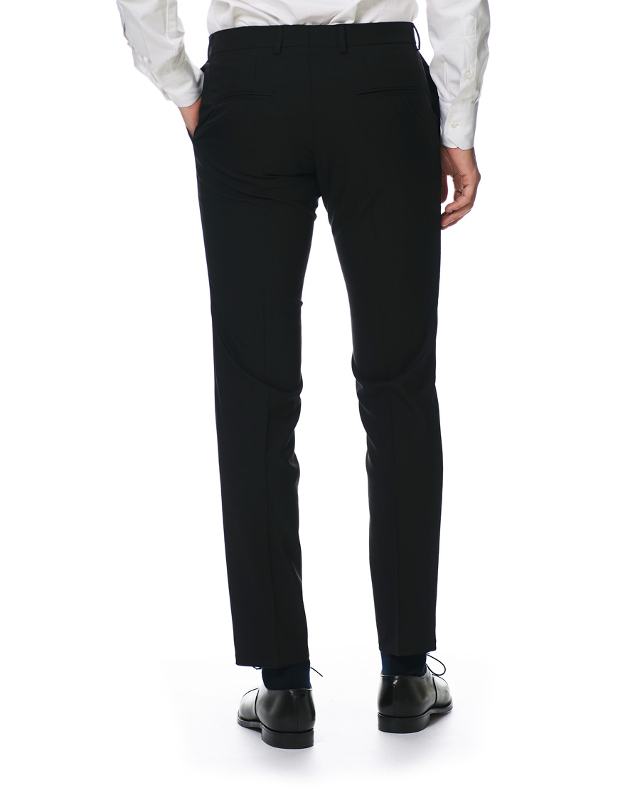 Homme | Pantalons | Oscar Jacobson | Damien Trousers Super 120's Wool Black