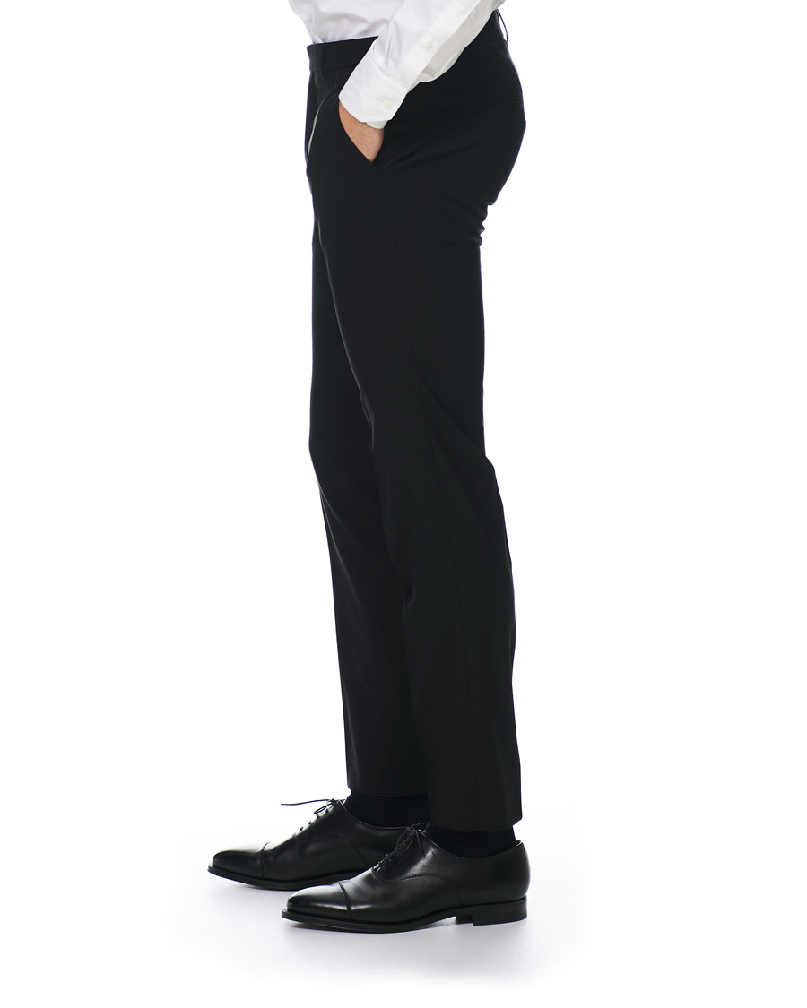 Homme | Pantalons | Oscar Jacobson | Damien Trousers Super 120's Wool Black