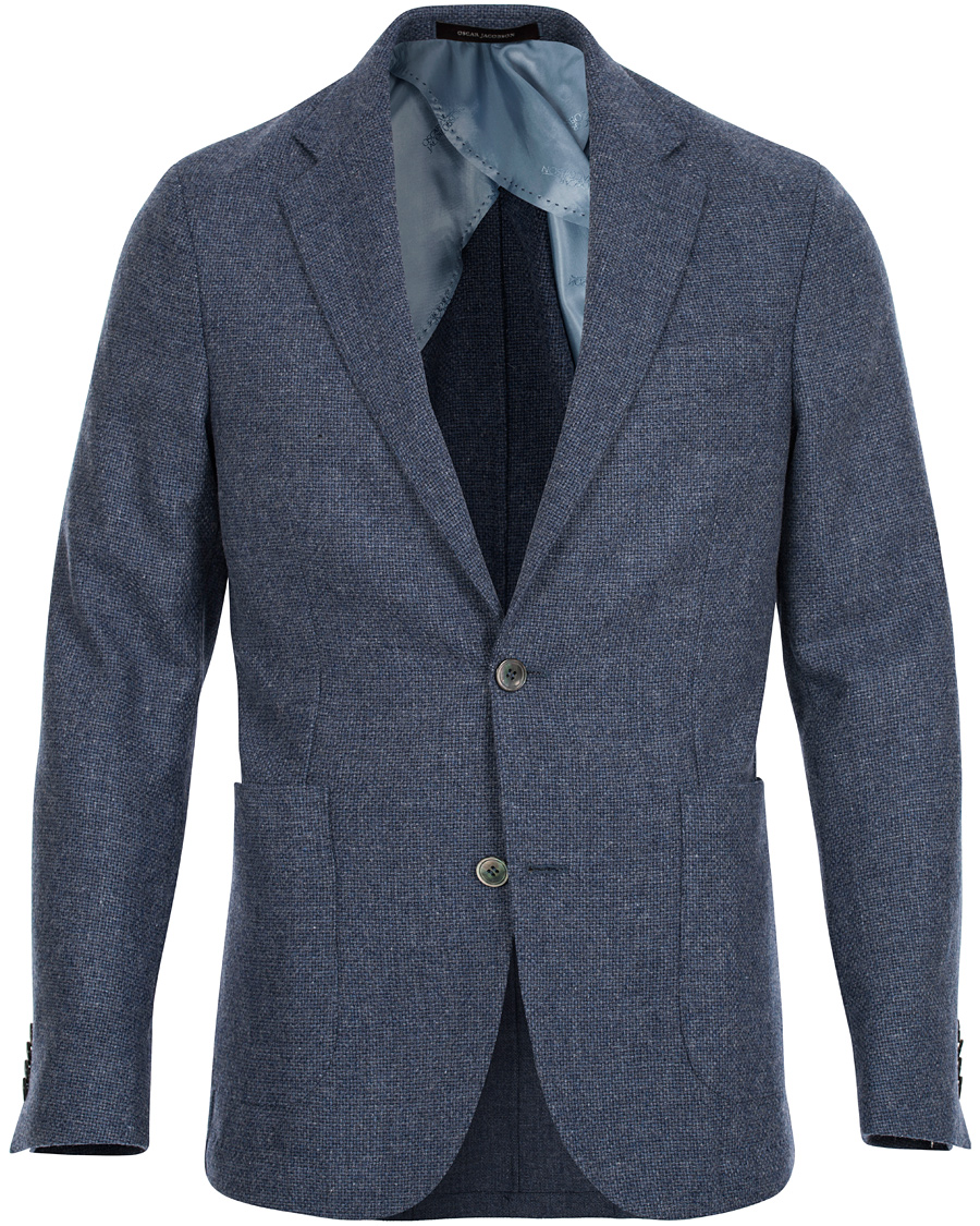 Homme | Blazers | Oscar Jacobson | Einar Structured Blazer Sky Blue