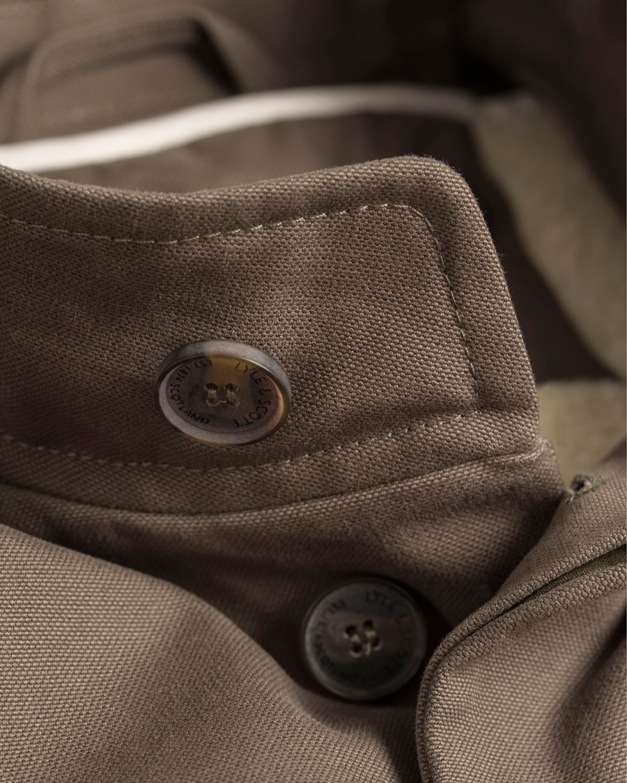 Homme | Manteaux Et Vestes | Lyle & Scott | Shearling Lined Jacket Cedar Green