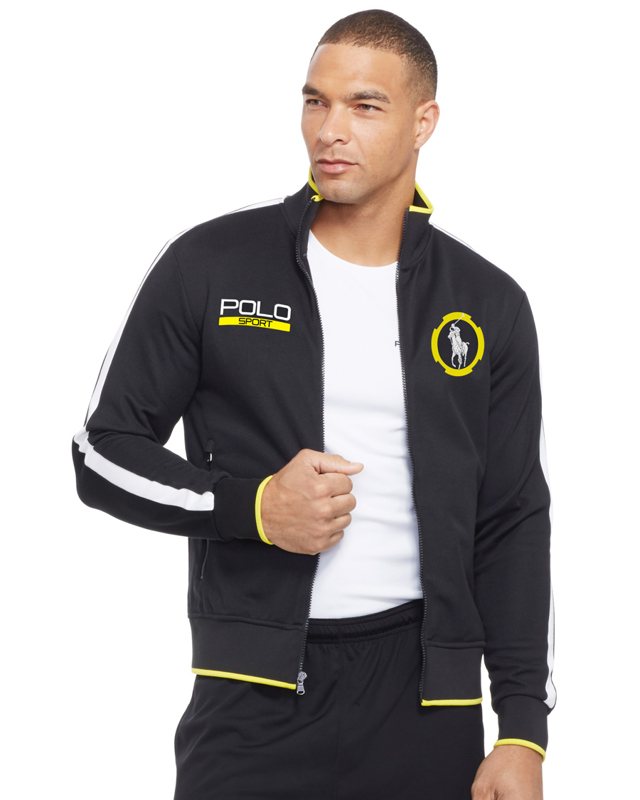 Homme | Pulls Et Tricots | Polo Sport Ralph Lauren | Track Fleece Zip Jacket Polo Black