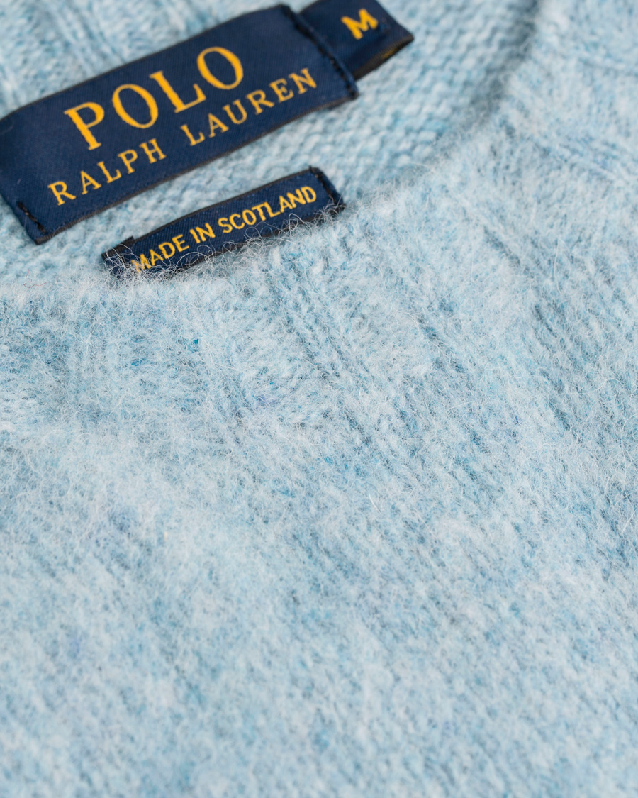 Homme | Pulls Et Tricots | Polo Ralph Lauren | Shaggy Crew Neck Sweater Court Blue Heather