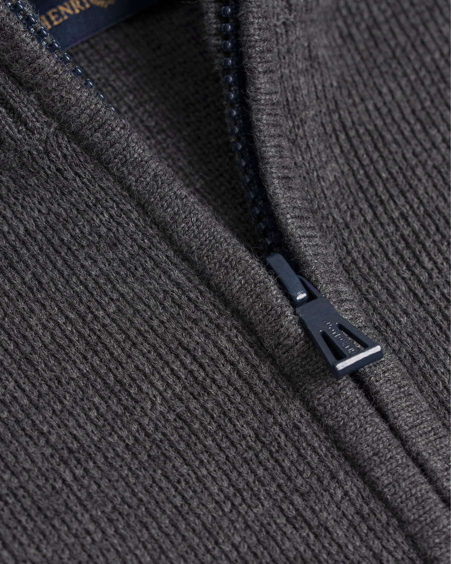 Homme | Pulls Et Tricots | Henri-Lloyd | Henri Lloyd Arley Regular Half Zip Knit Sweater Graphite