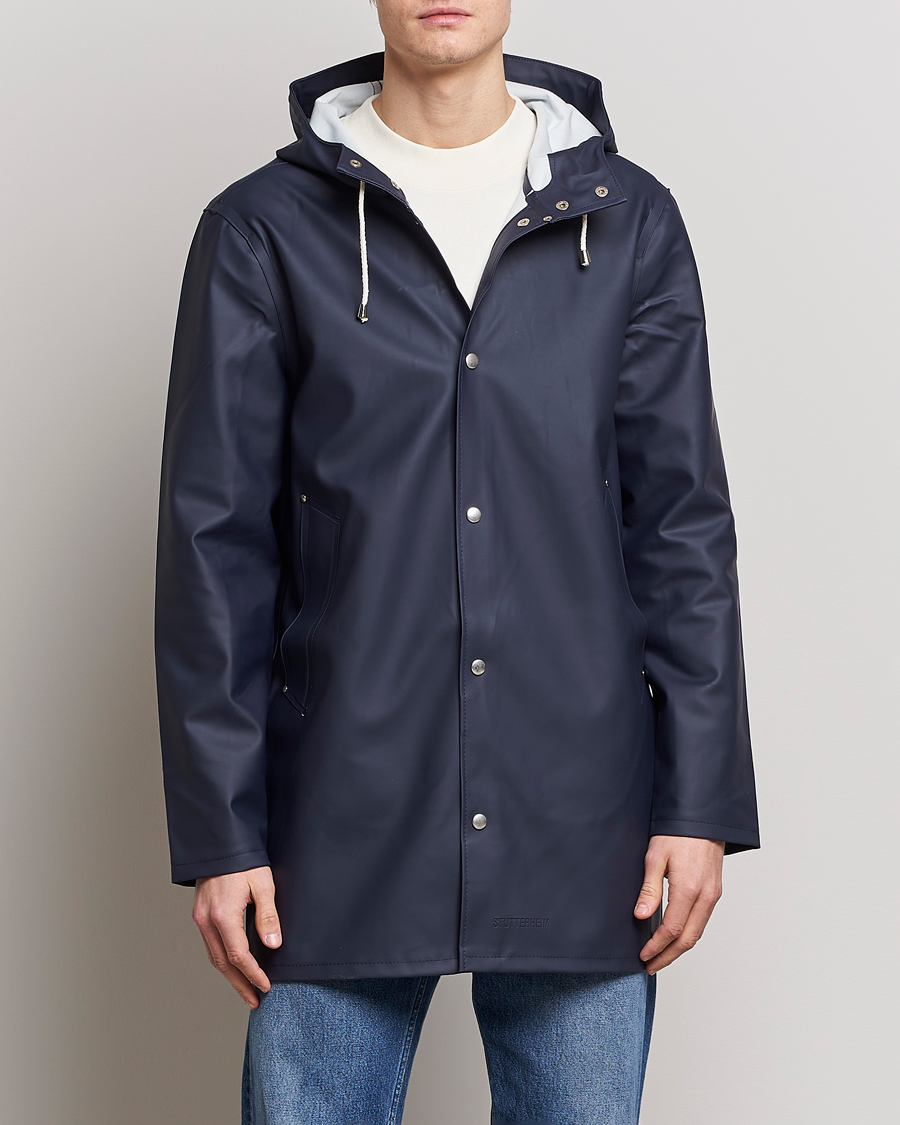 Homme | Vêtements | Stutterheim | Stockholm Raincoat Navy