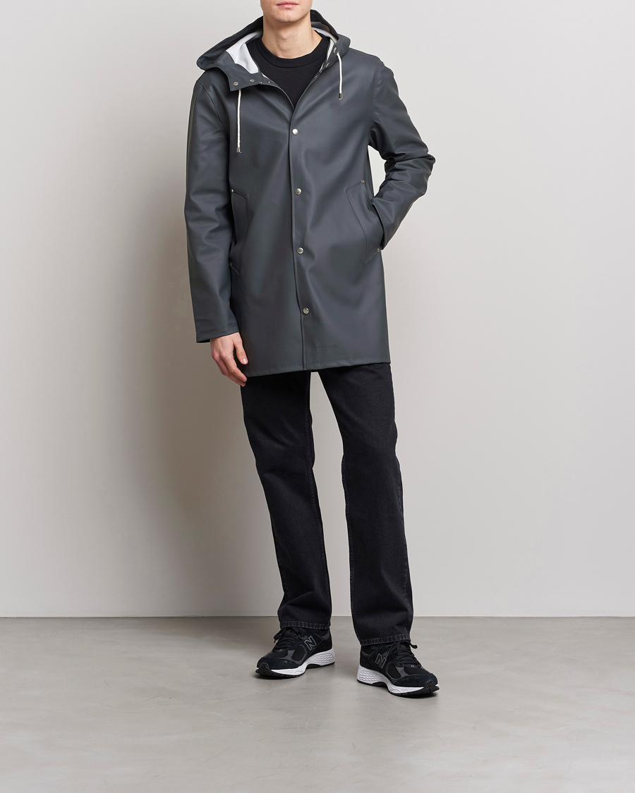Homme | Manteaux Et Vestes | Stutterheim | Stockholm Raincoat Charcoal