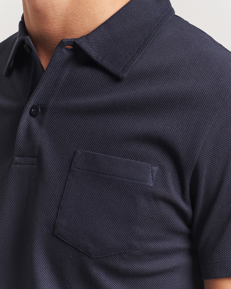 Homme | Polos | Sunspel | Riviera Polo Shirt Navy