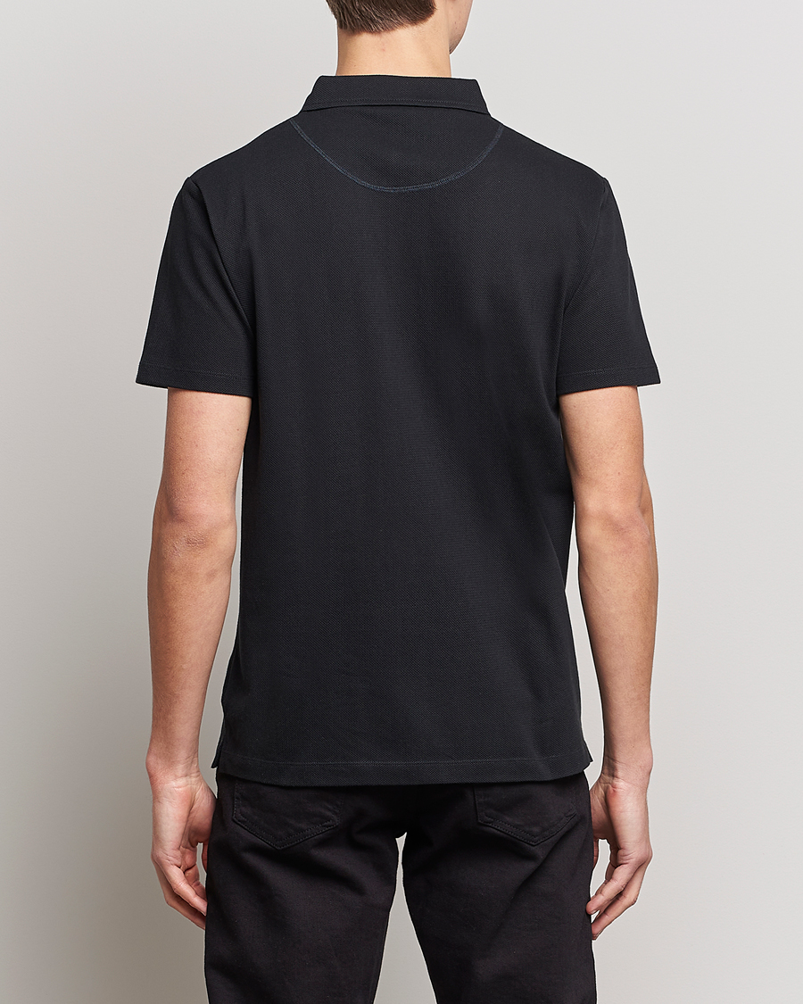Homme | Polos | Sunspel | Riviera Polo Shirt Black