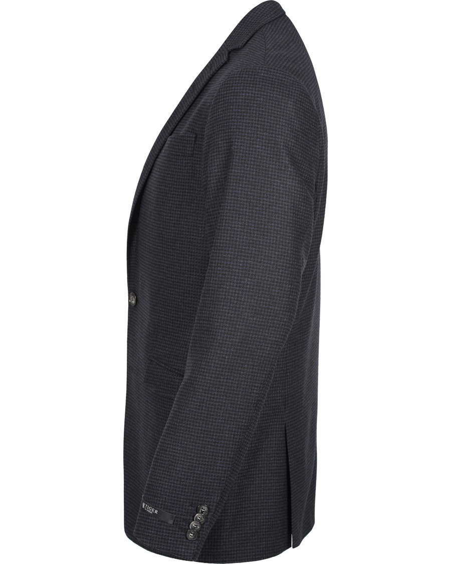 Homme | Blazers | Tiger of Sweden | Nedvin Houndstooth Blazer Sky Captain Navy