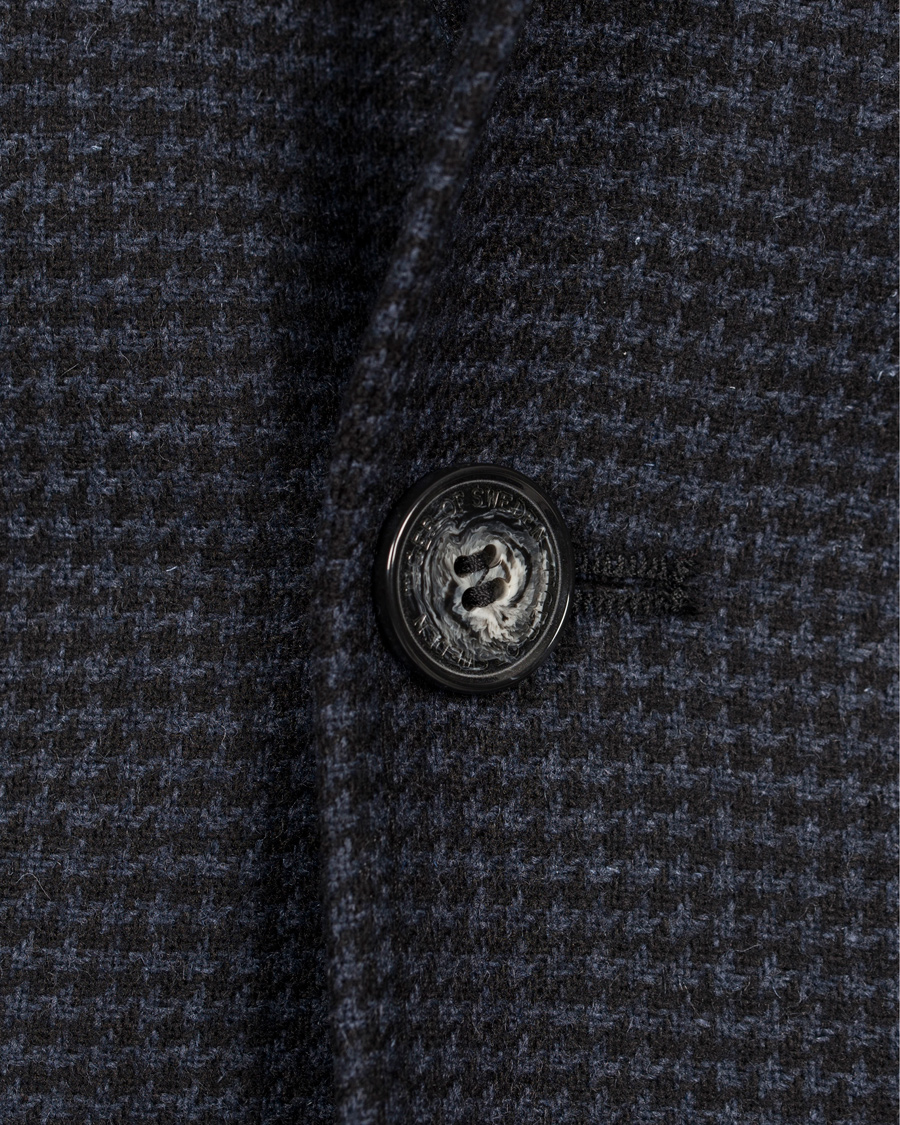 Homme | Blazers | Tiger of Sweden | Nedvin Houndstooth Blazer Sky Captain Navy