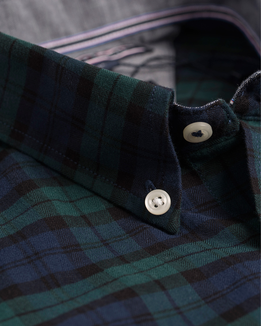 Homme | Chemises | Tommy Hilfiger | Blackwatch Slim Fit Shirt Evening Blue