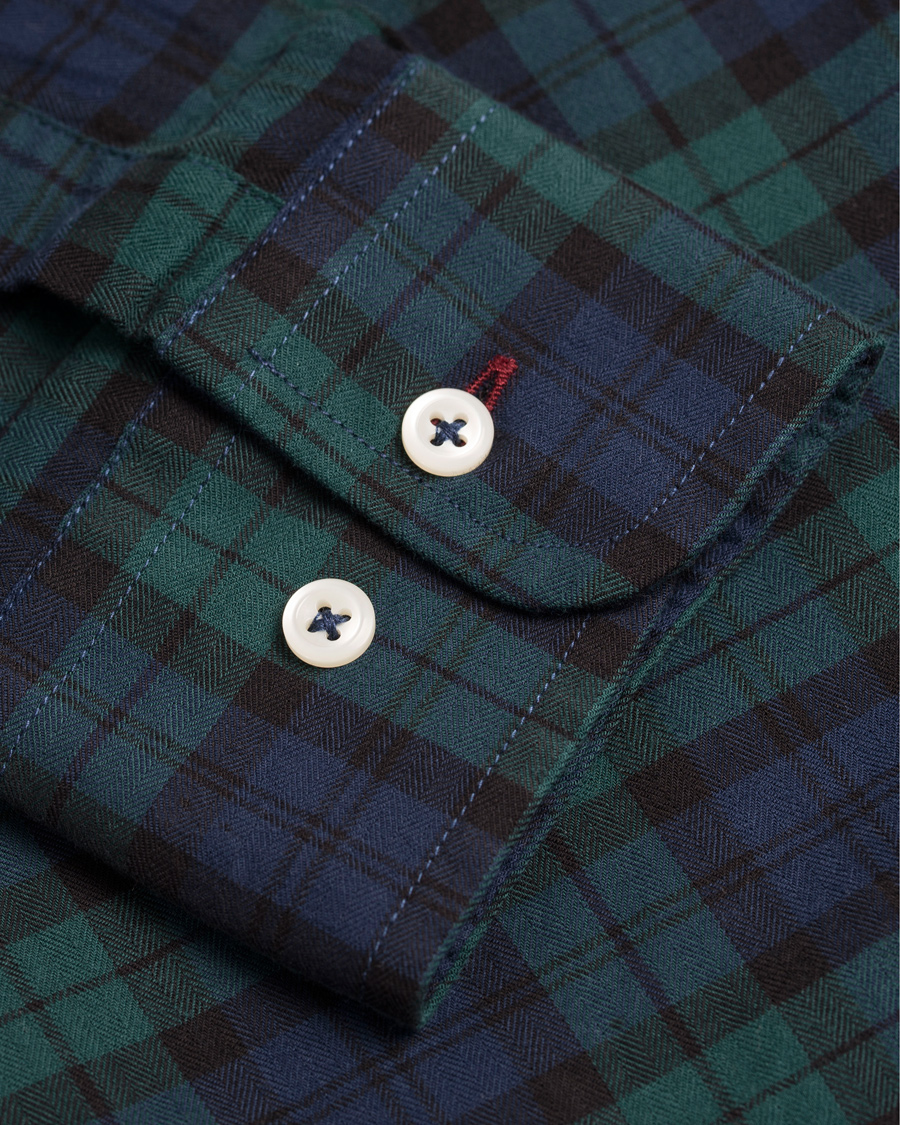 Homme | Chemises | Tommy Hilfiger | Blackwatch Slim Fit Shirt Evening Blue