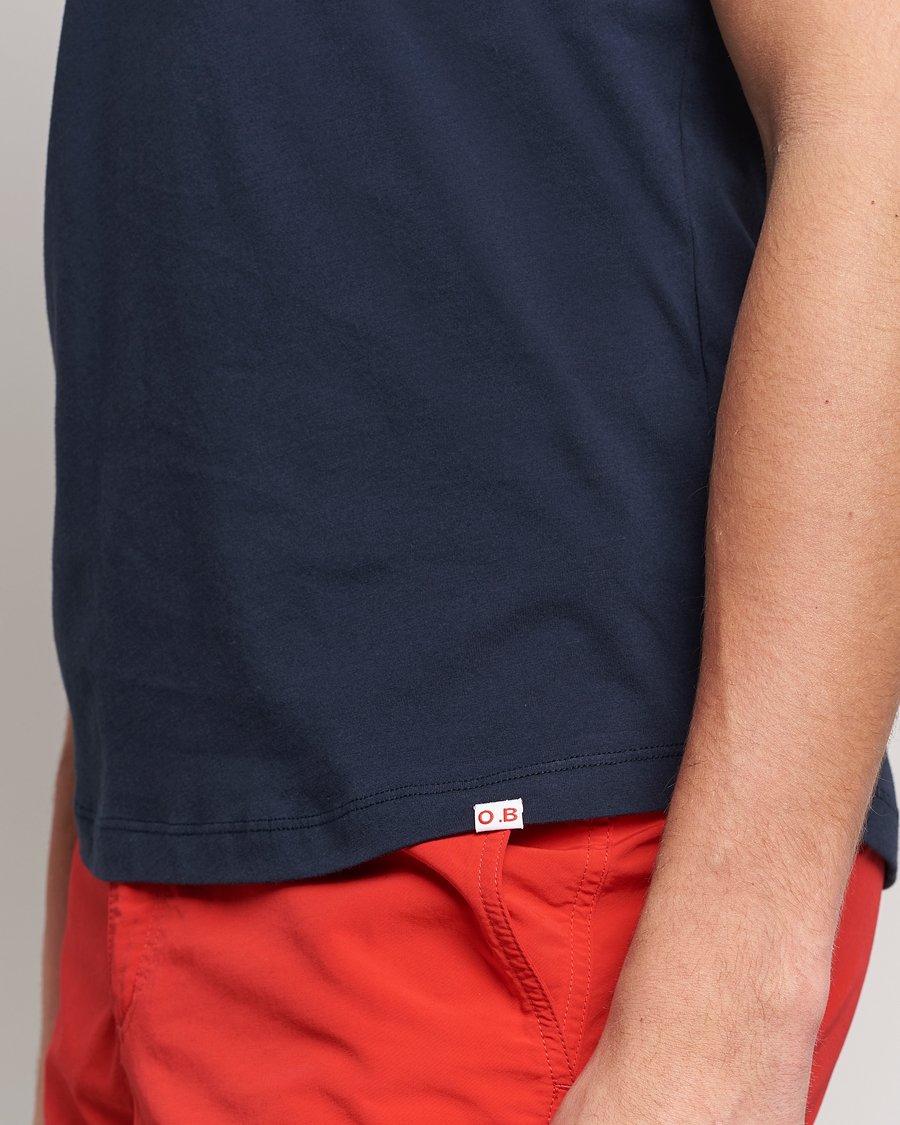 Homme | T-shirts | Orlebar Brown | OB V-Neck Tee Navy