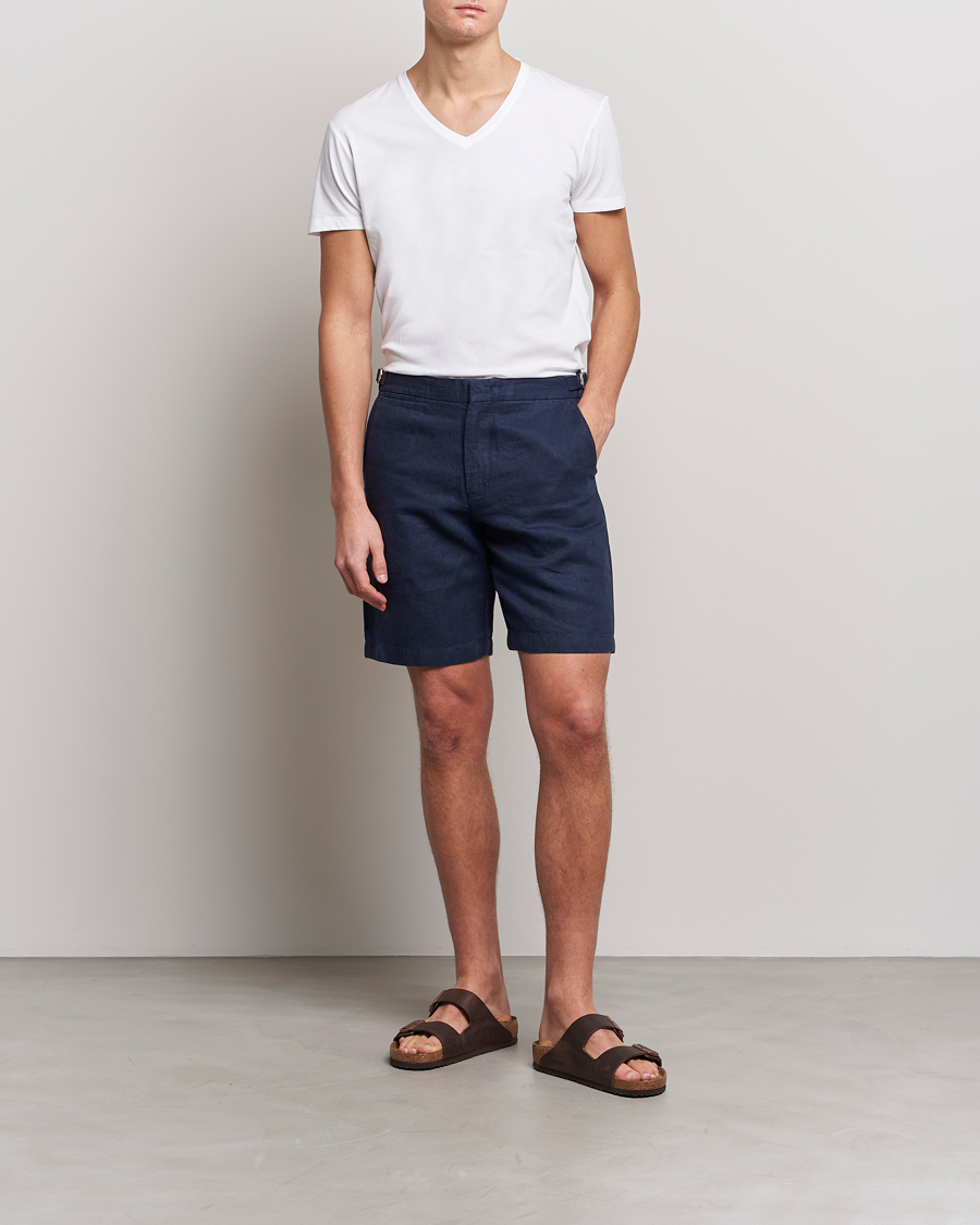 Homme | T-shirts | Orlebar Brown | OB V-Neck Tee White