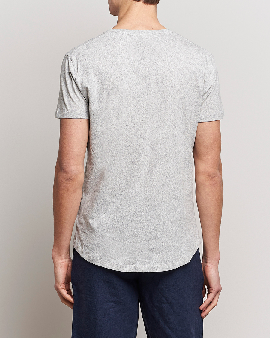 Homme | T-shirts | Orlebar Brown | OB V-Neck Tee Grey Melange