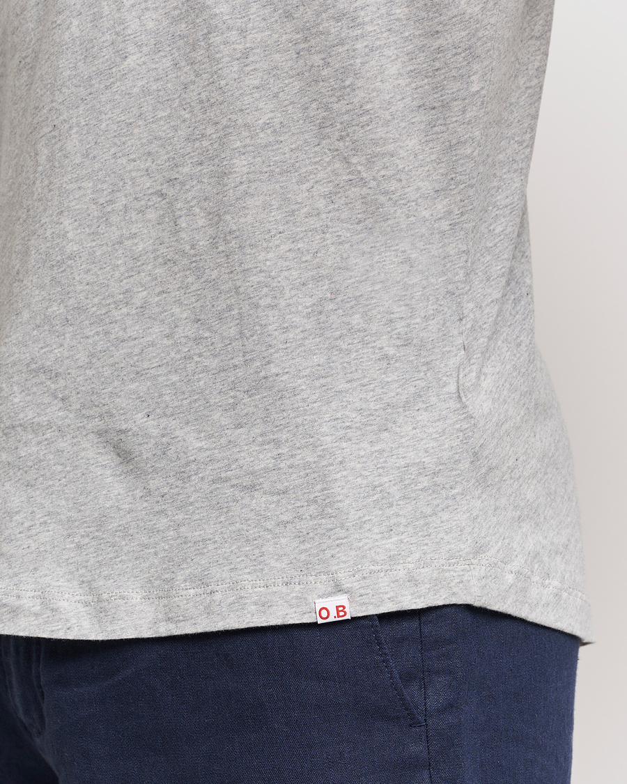 Homme | T-shirts | Orlebar Brown | OB V-Neck Tee Grey Melange