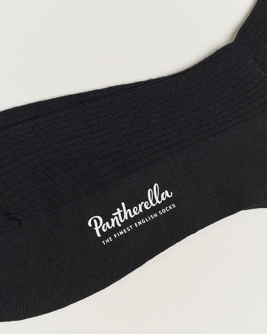 Homme | Pantherella | Pantherella | Naish Merino/Nylon Sock Black