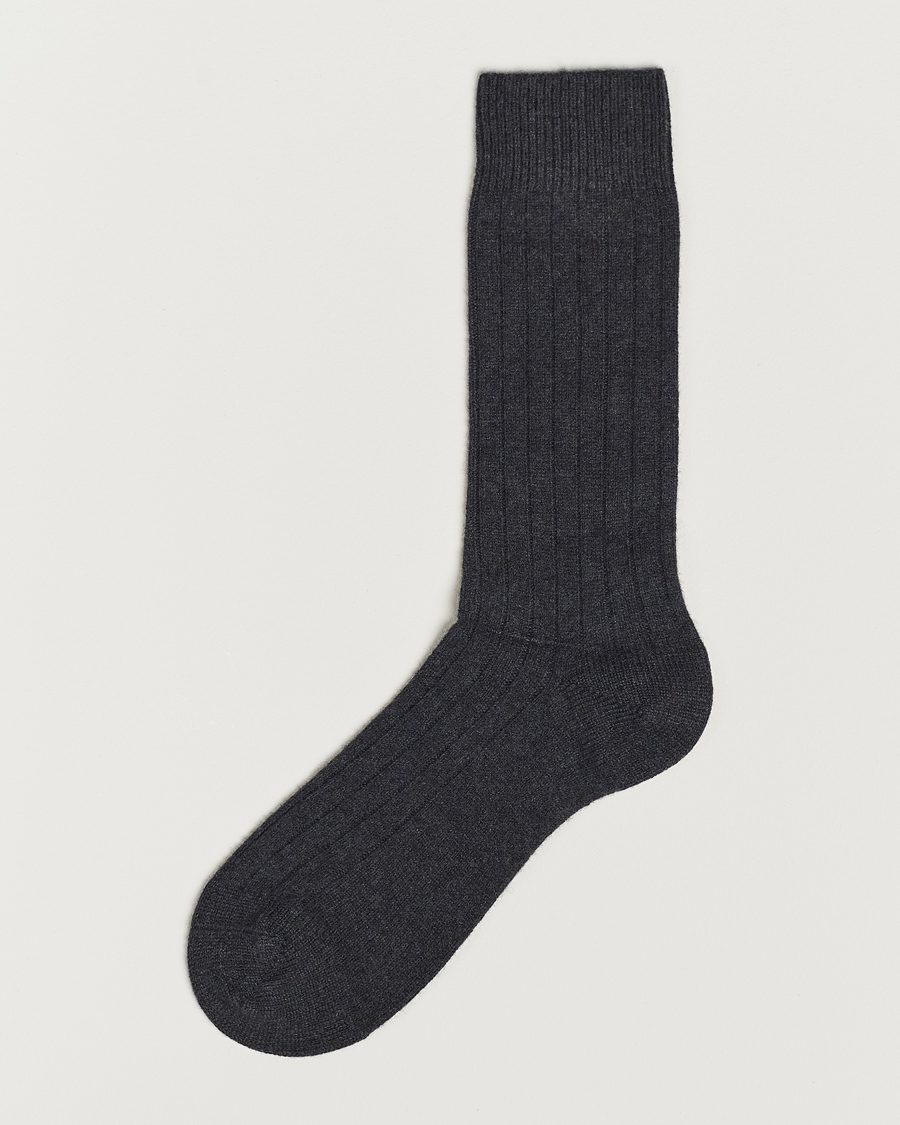 Homme | Sous-Vêtements Et Chaussettes | Pantherella | Waddington Cashmere Sock Charcoal