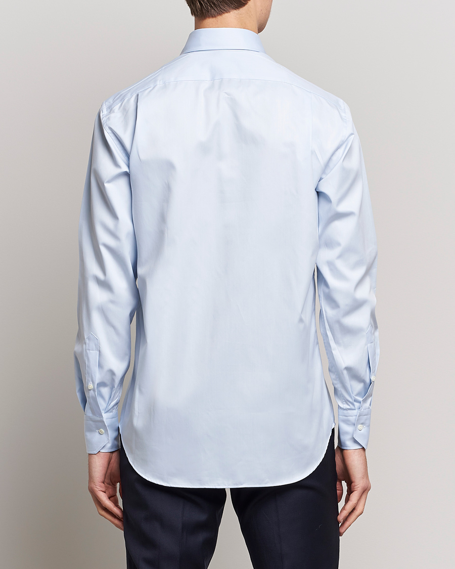 Homme | Chemises | Stenströms | Fitted Body Shirt Blue