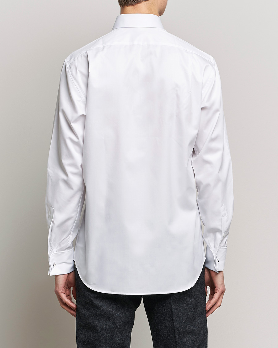 Homme | Chemises | Stenströms | Fitted Body Double Cuff White