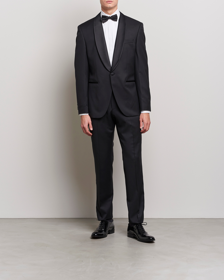 Homme | Chemises | Stenströms | Slimline Smoking Shirt White