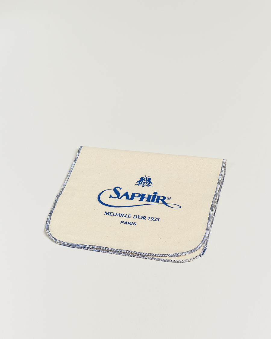 Homme | Entretien Chaussures | Saphir Medaille d'Or | Cleaning Towel 30x50 cm White