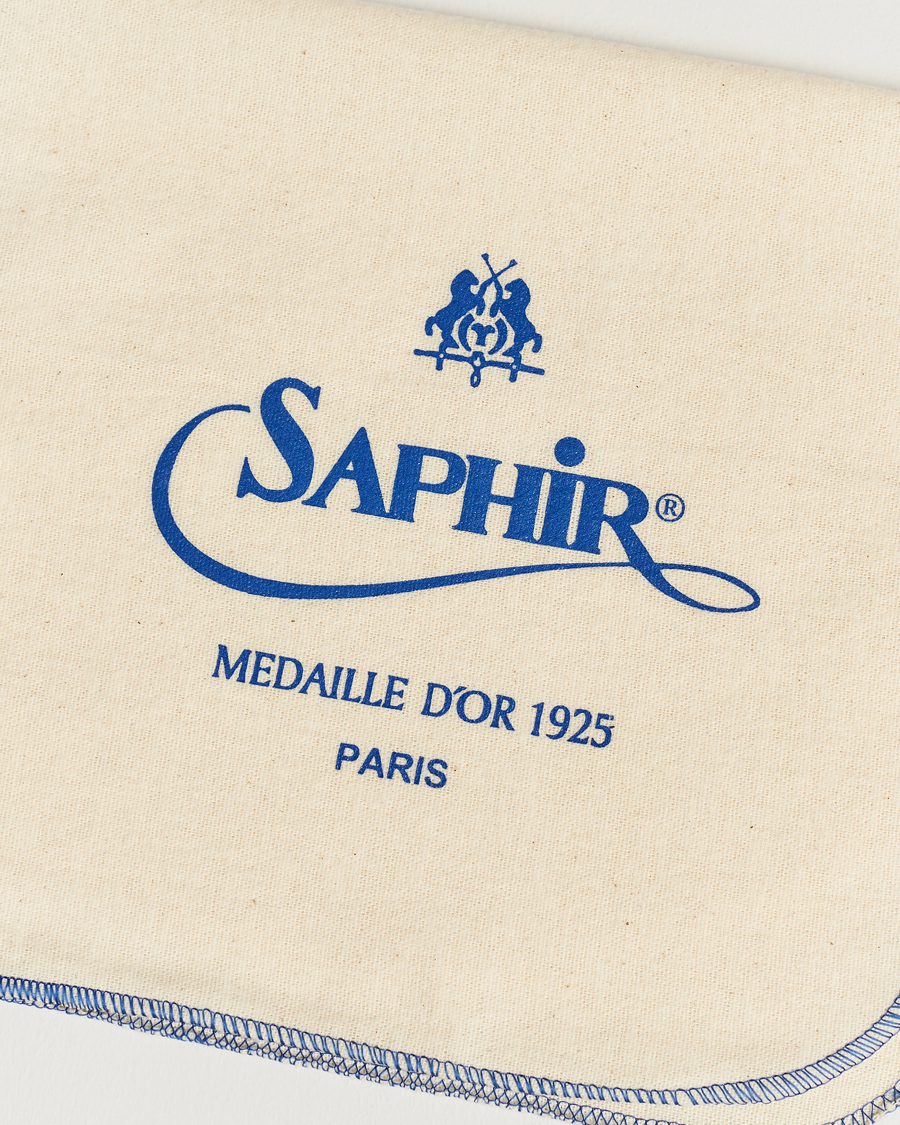 Homme | Entretien Chaussures | Saphir Medaille d'Or | Cleaning Towel 30x50 cm White