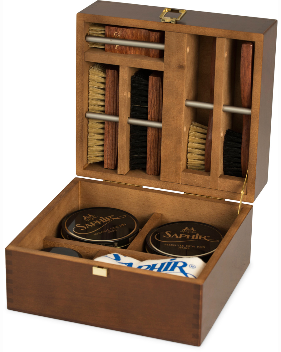 Homme | Saphir Medaille d'Or Shoemakers Shoe Polish Box Wood | Saphir Medaille d'Or | Shoemakers Shoe Polish Box Wood