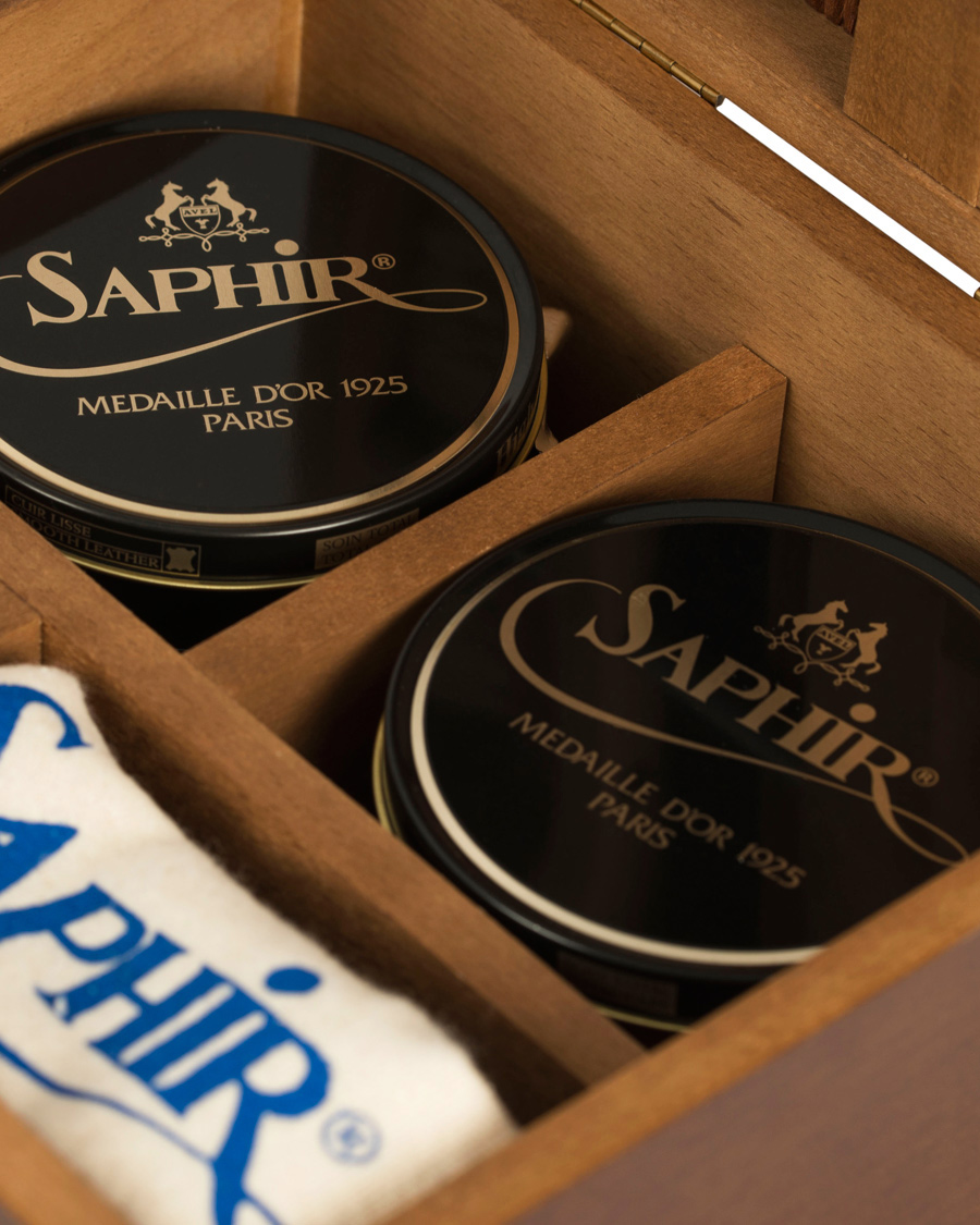 Homme | Saphir Medaille d'Or Shoemakers Shoe Polish Box Wood | Saphir Medaille d'Or | Shoemakers Shoe Polish Box Wood