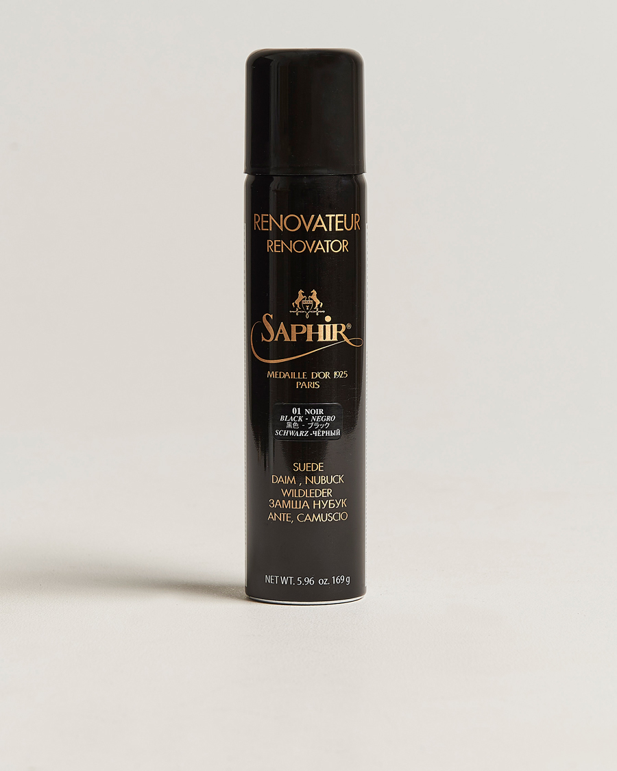 Homme | Entretien Chaussures | Saphir Medaille d'Or | Renovateur Suede 250 ml Spray Black