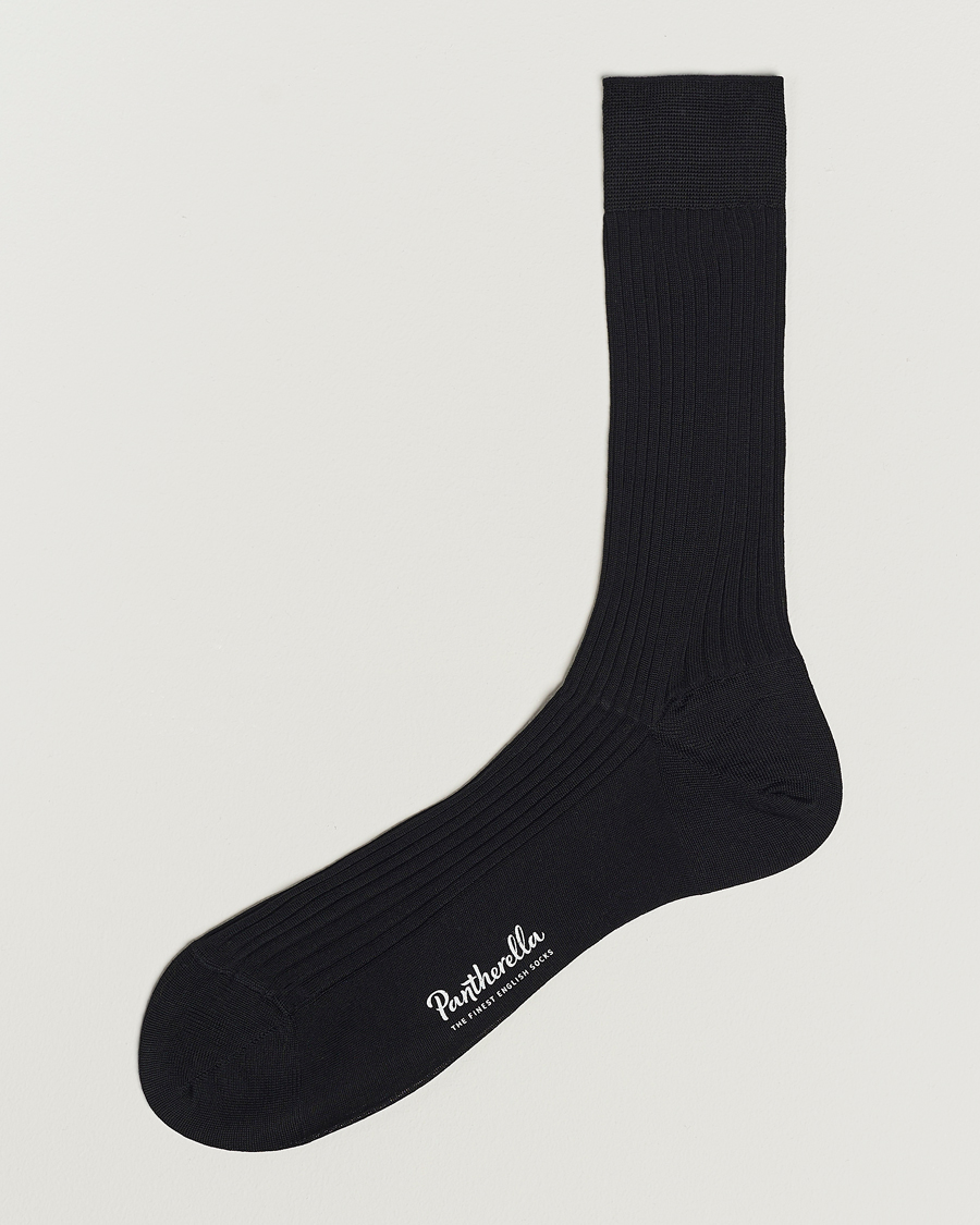 Homme | Sous-Vêtements Et Chaussettes | Pantherella | Vale Cotton Socks Black