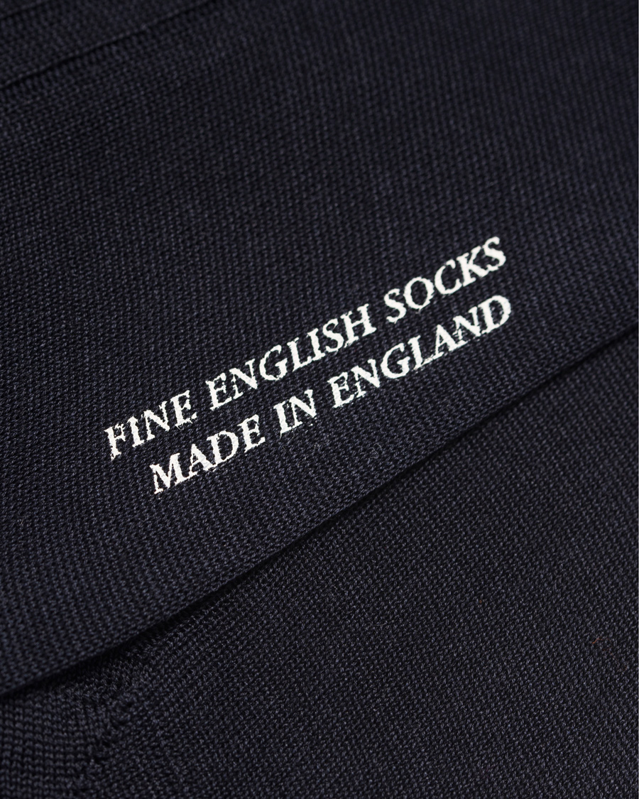 Homme | Sous-Vêtements Et Chaussettes | Pantherella | Vale Cotton Socks Navy