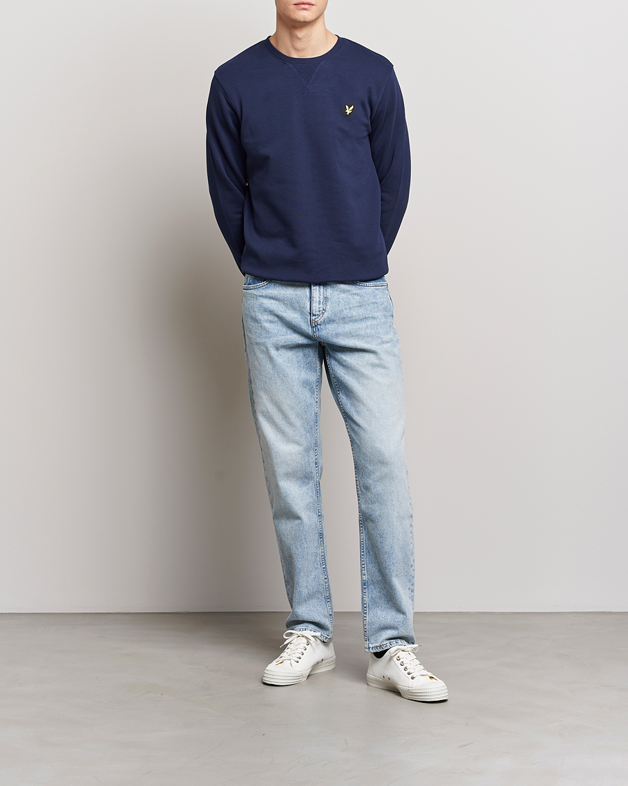 Homme | Pulls Et Tricots | Lyle & Scott | Organic Cotton Crew Neck Navy