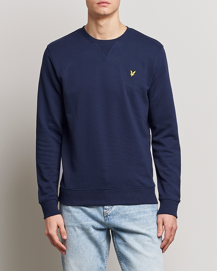 Homme | Pulls Et Tricots | Lyle & Scott | Organic Cotton Crew Neck Navy
