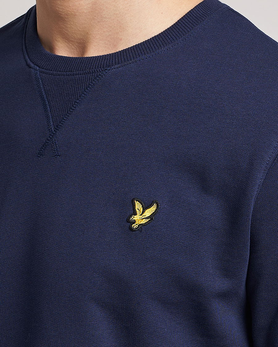 Homme | Pulls Et Tricots | Lyle & Scott | Organic Cotton Crew Neck Navy