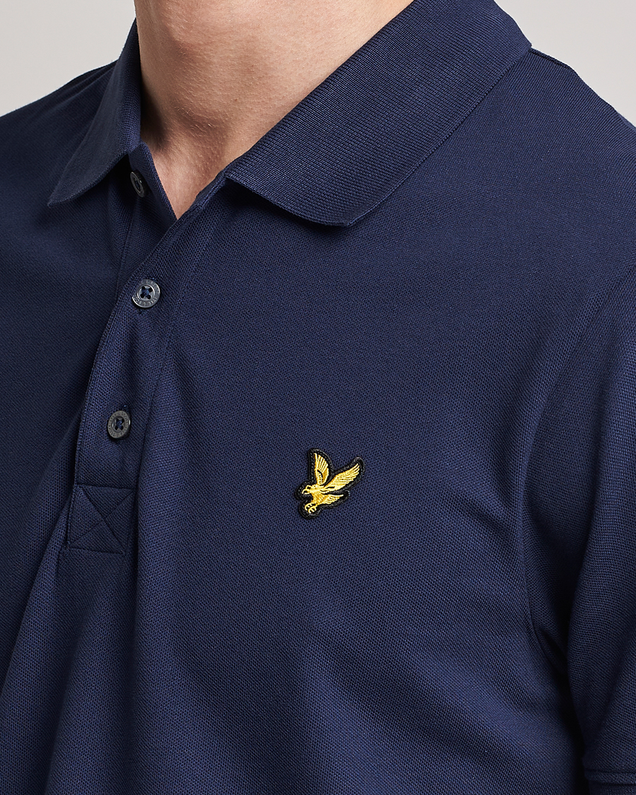 Homme | Polos | Lyle & Scott | Plain Pique Polo Dark Navy