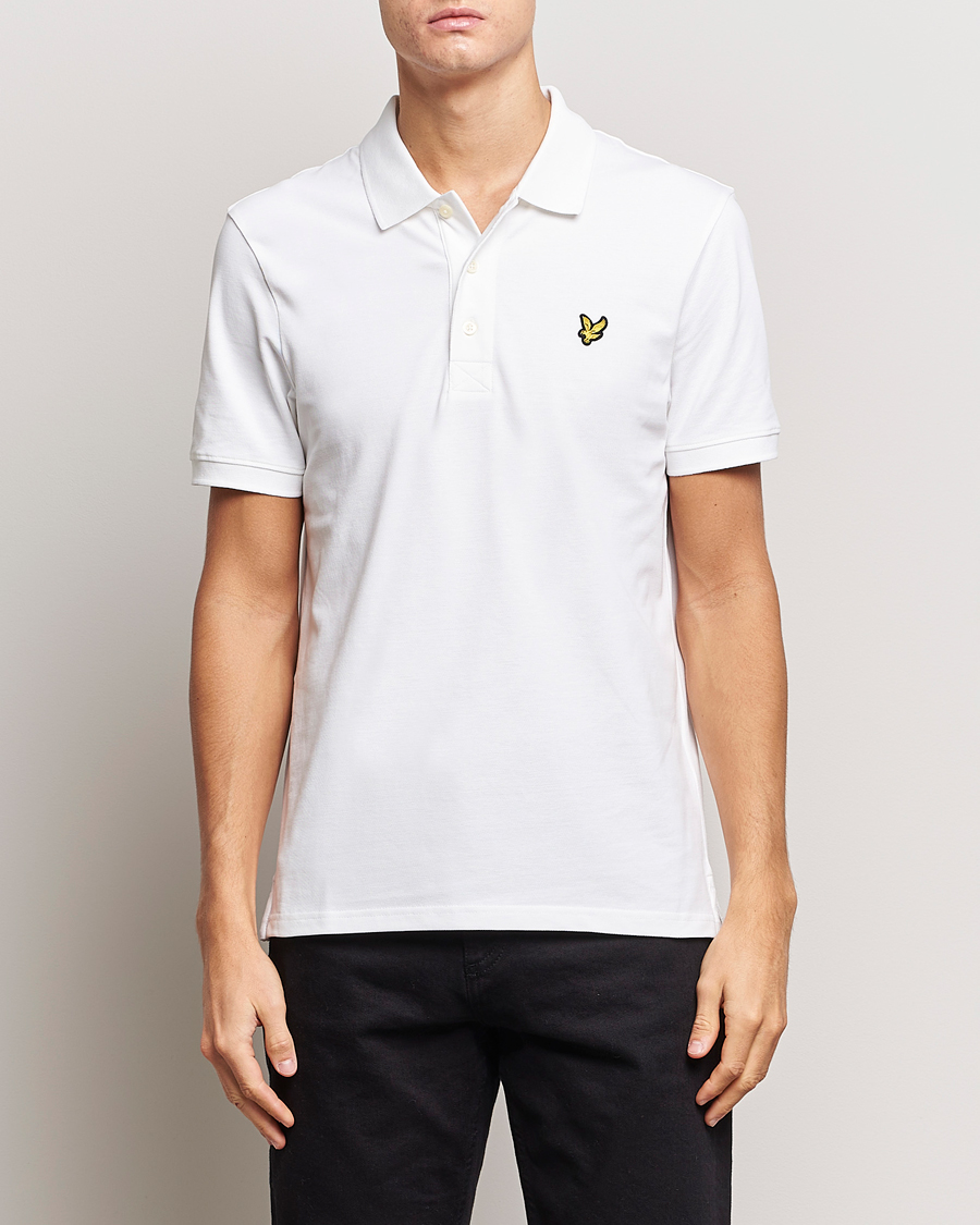 Homme | Vêtements | Lyle & Scott | Plain Pique Polo Shirt White