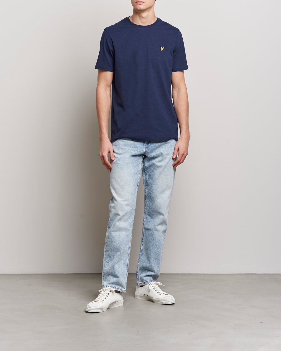 Homme | T-shirts | Lyle & Scott | Crew Neck Organic Cotton T-Shirt Dark Navy