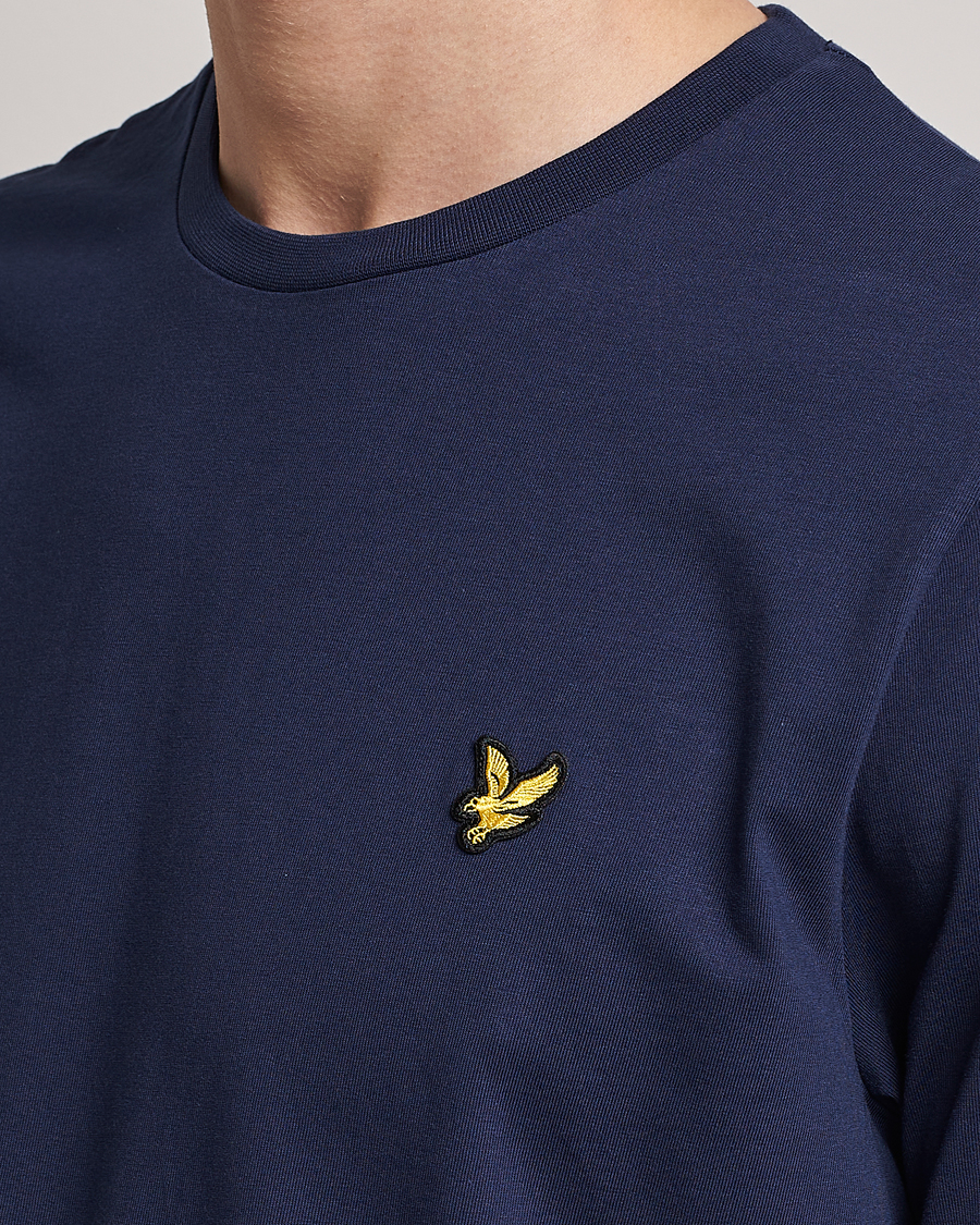 Homme | T-shirts | Lyle & Scott | Crew Neck Organic Cotton T-Shirt Dark Navy