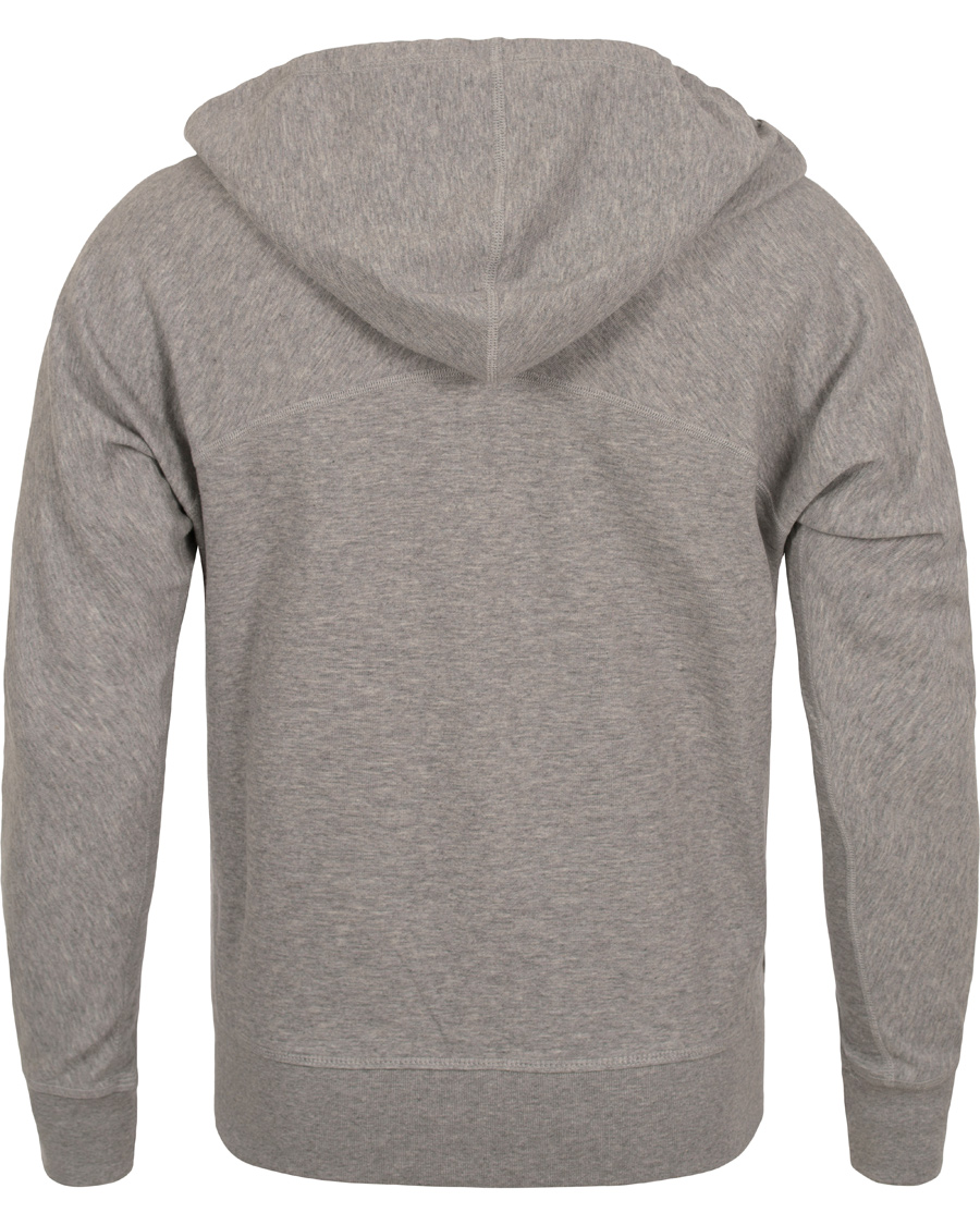 Homme | Pulls Et Tricots | GANT Diamond G | Full Zip Hoodie Light Grey Melange