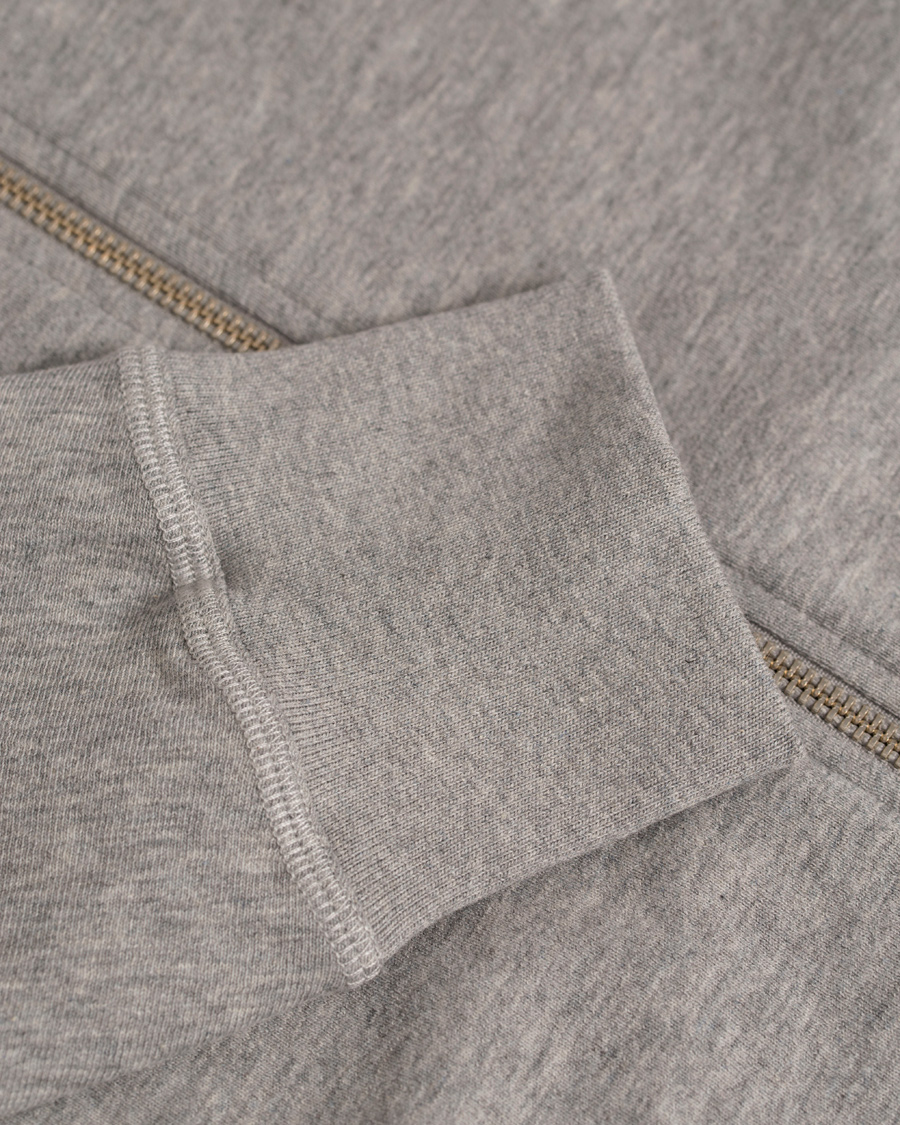Homme | Pulls Et Tricots | GANT Diamond G | Full Zip Hoodie Light Grey Melange