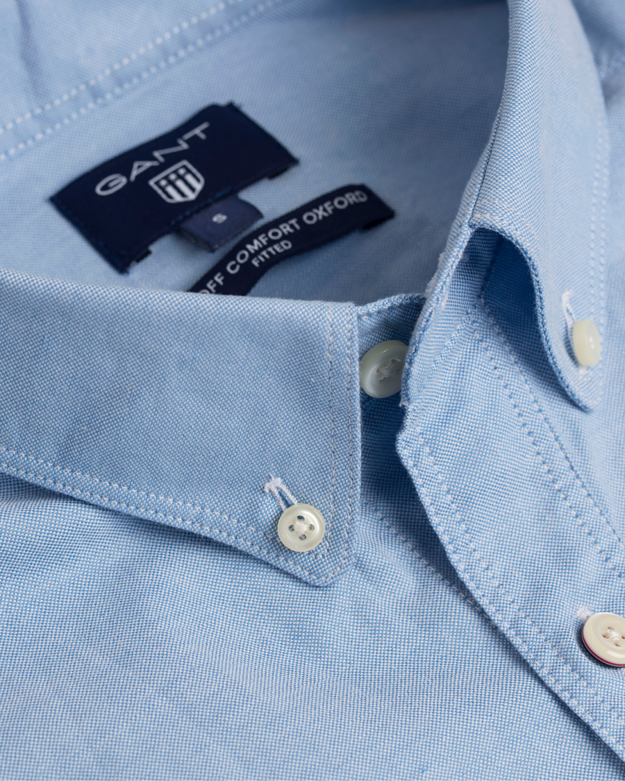 Homme | Chemises | GANT | Stretch Oxford Fitted Body Shirt Sky Blue