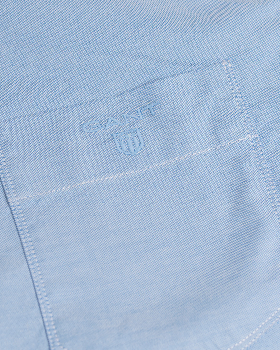 Homme | Chemises | GANT | Stretch Oxford Fitted Body Shirt Sky Blue
