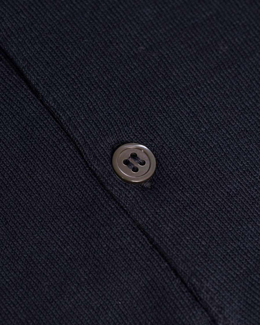 Homme | Polos | John Smedley | Adrian Slim Fit Sea Island Polo Navy