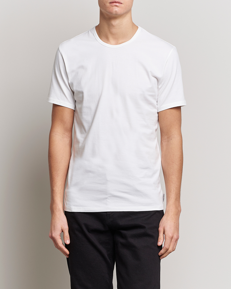 Homme | T-shirts | Calvin Klein | Cotton Crew Neck Tee 2- Pack White