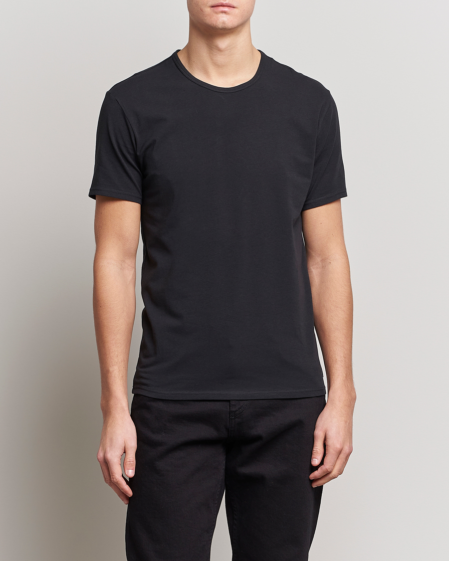 Homme | T-shirts | Calvin Klein | Cotton Crew Neck Tee 2- Pack Black