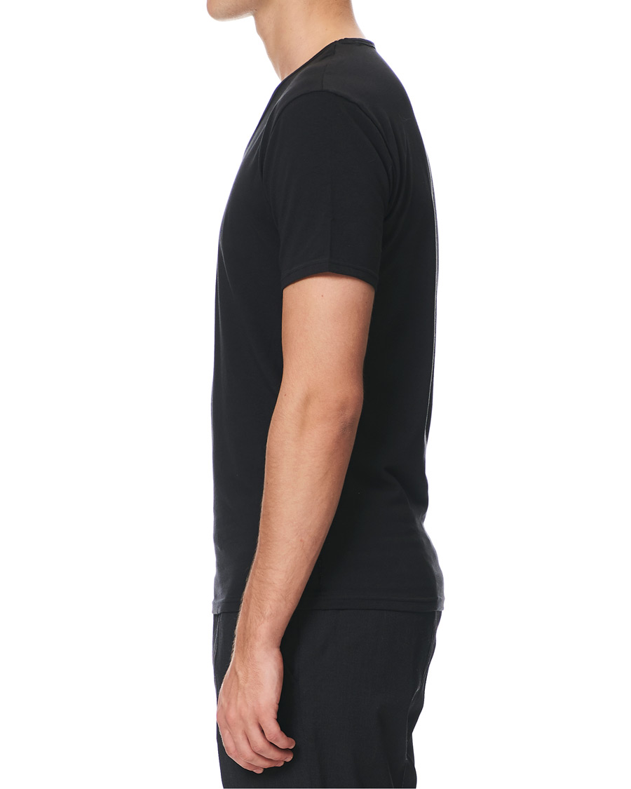Homme | T-shirts | Calvin Klein | Cotton V-Neck Tee 2-Pack Black